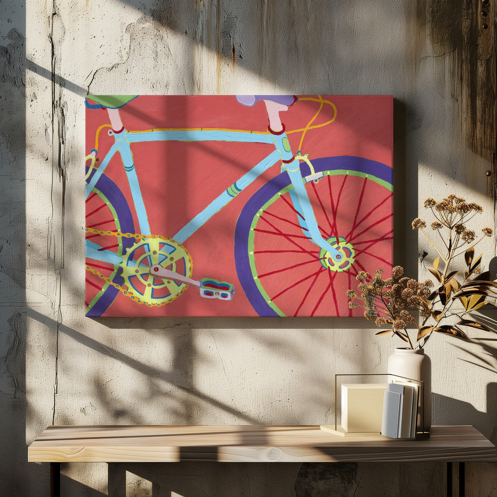Lass uns eine Radtour machen | Leinwand