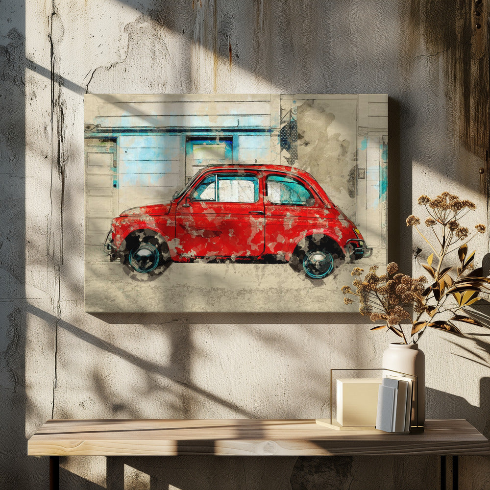 Retro-Auto | Leinwand