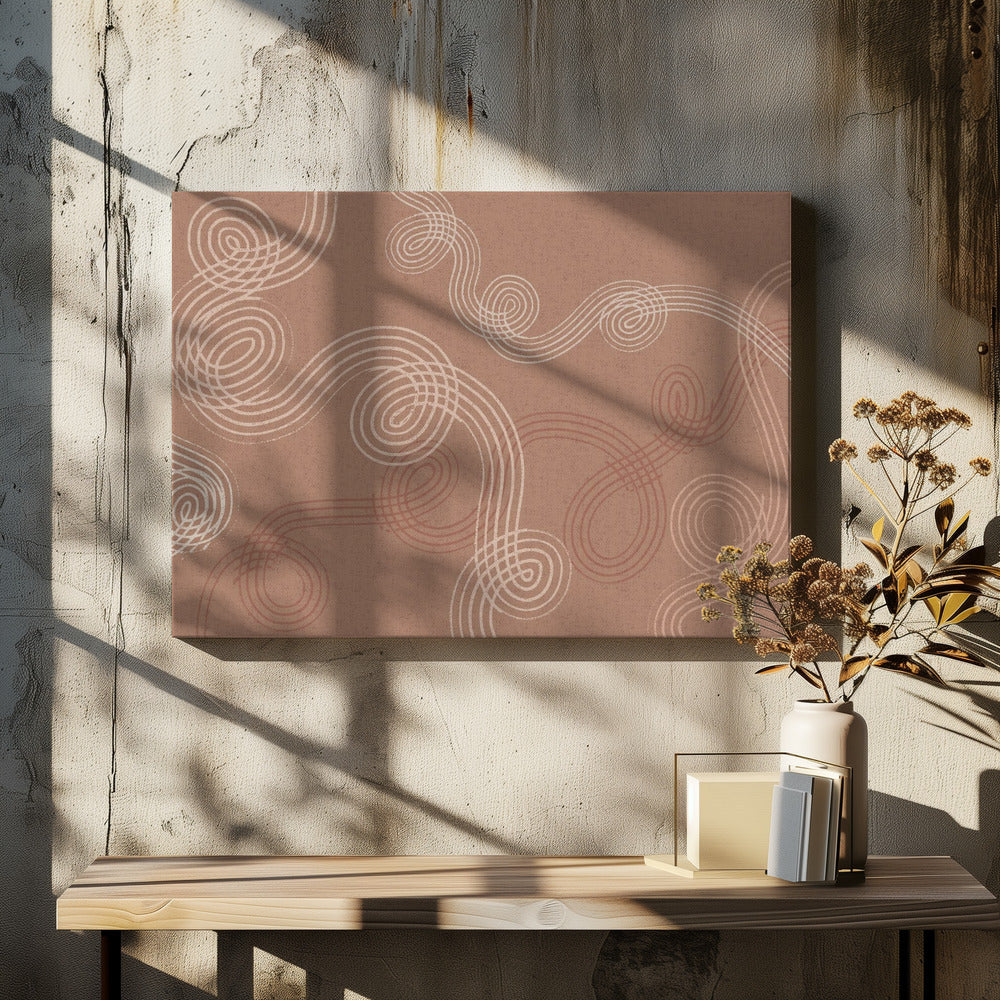 beruhigende Essentials Loops Mokka Mousse | Leinwand