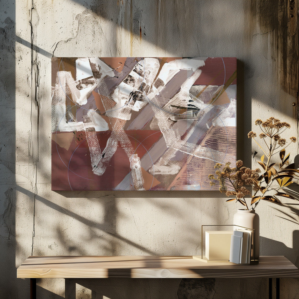 Abstrakte Kreise und Texturen 2 | Leinwand