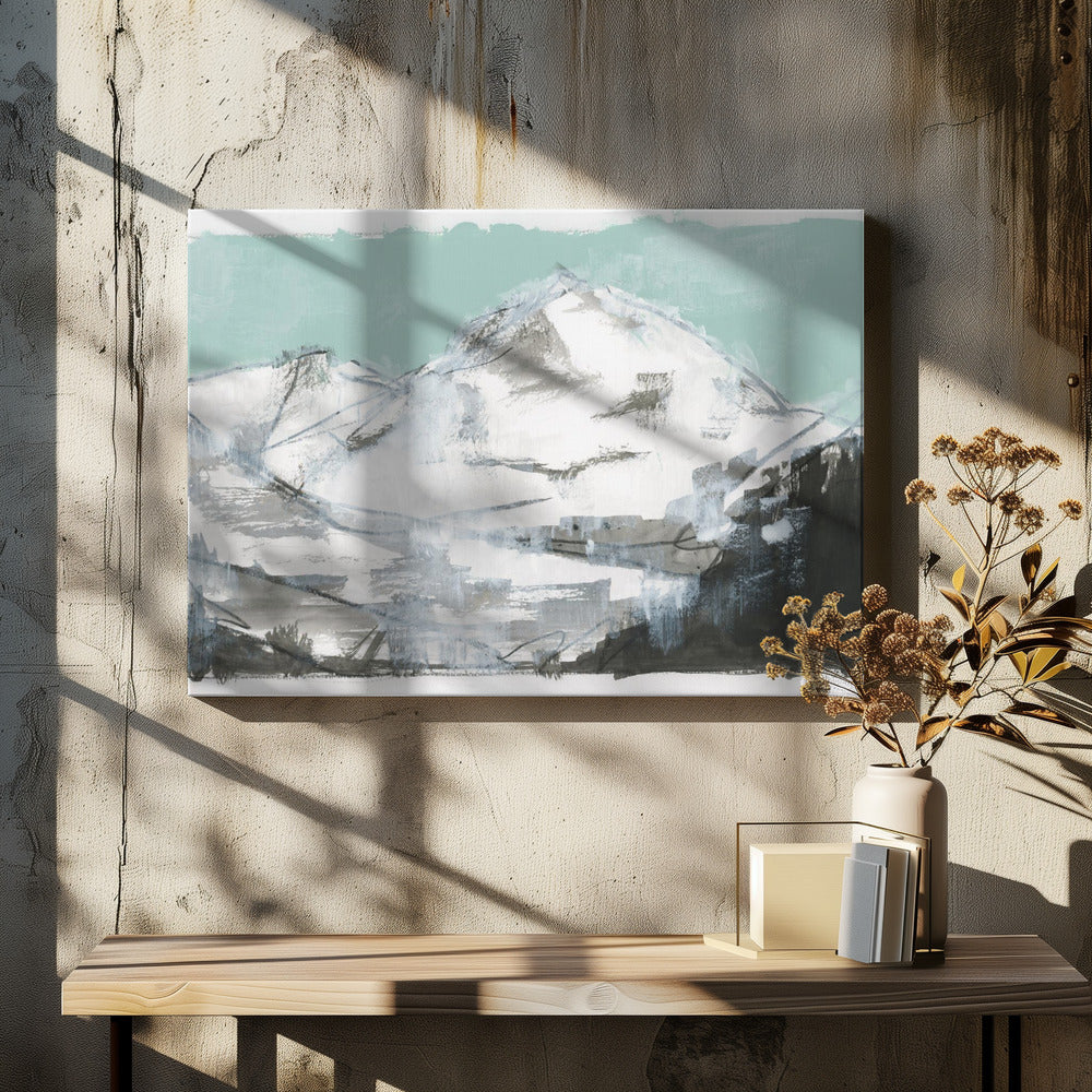 White Mountains Druck Nr. 2 | Leinwand