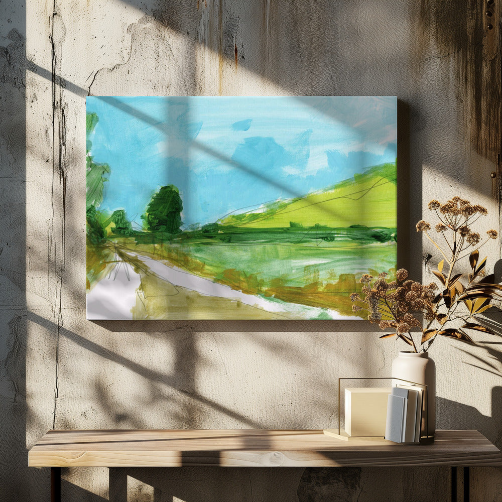 Landlandschaft 3 | Leinwand