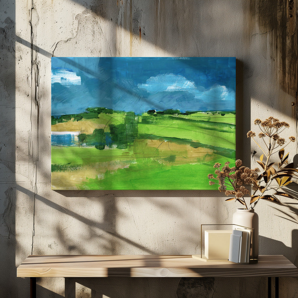 Landlandschaft 4 | Leinwand