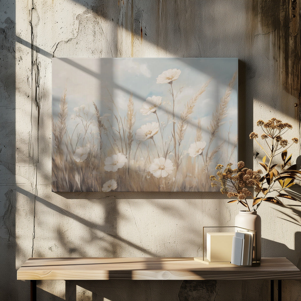 Heitere Wiesenblüten | Leinwand