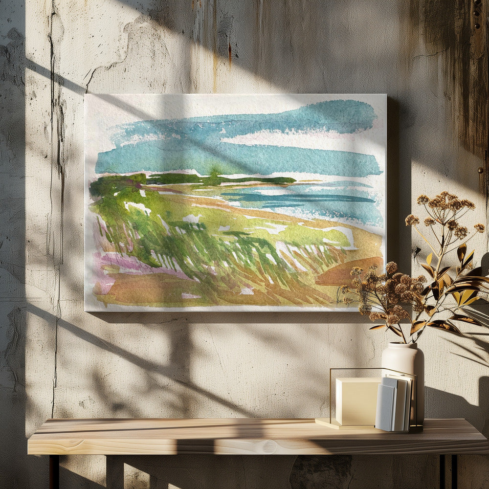 Blauer Himmel bunt | Leinwand