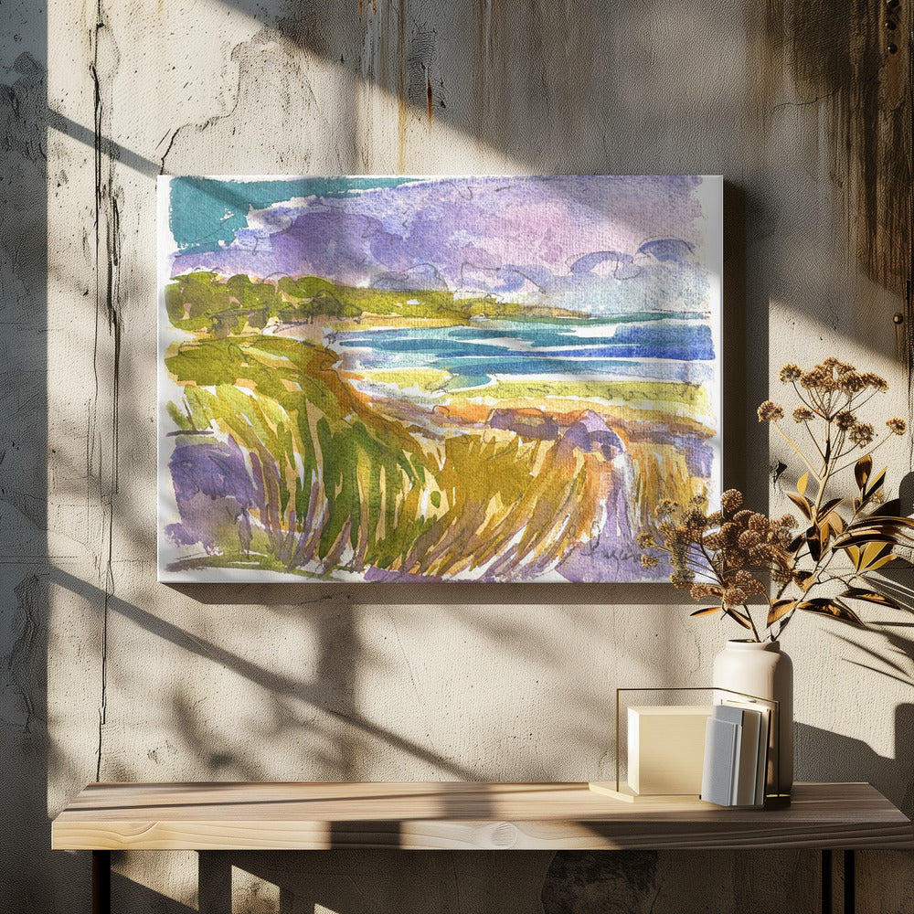 Blauer Himmel Gelassenheit | Leinwand
