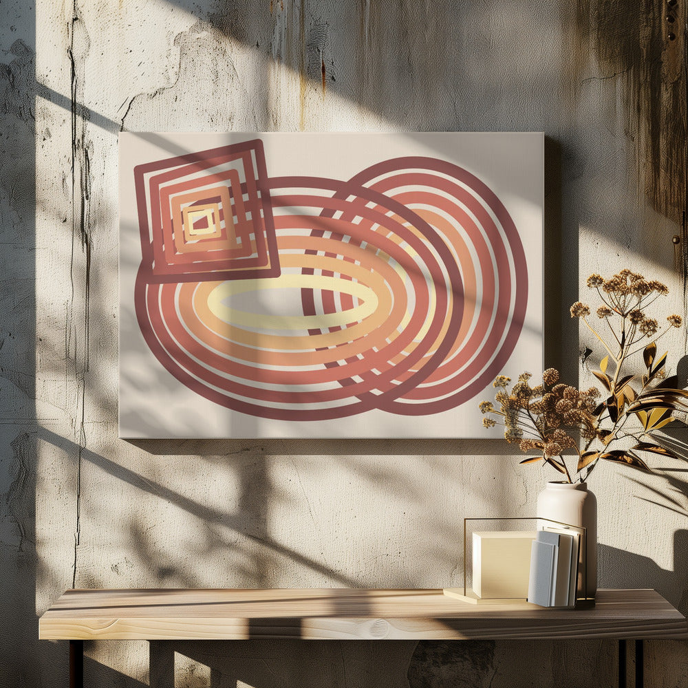 Muster Retro | Leinwand