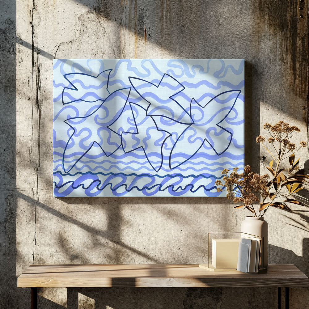 Wellen der Gelassenheit | Leinwand