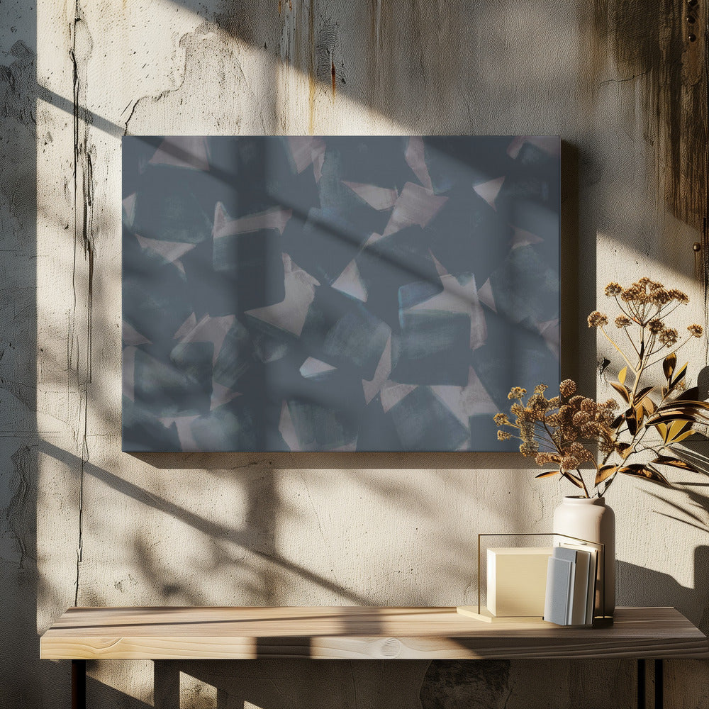 Weiche quadratische Pinselstriche | Leinwand