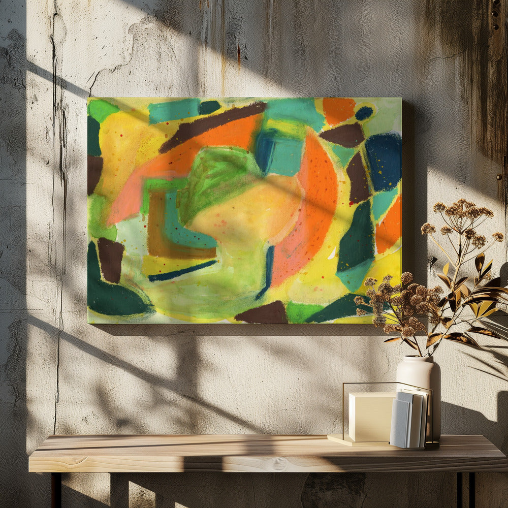 Aquarell & Pastell Abstrakt | Leinwand
