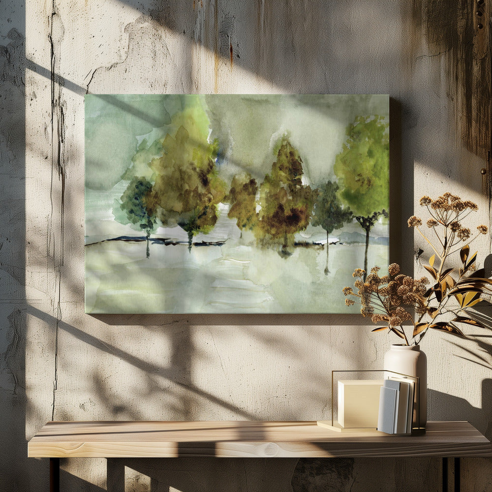 Flüsternde Wälder | Leinwand