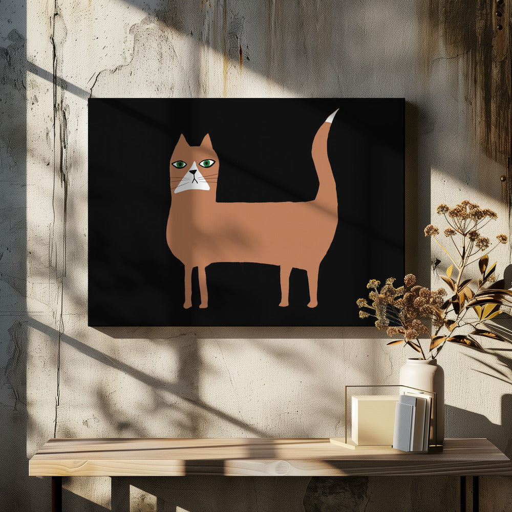 Katze Ingwer Orange | Leinwand