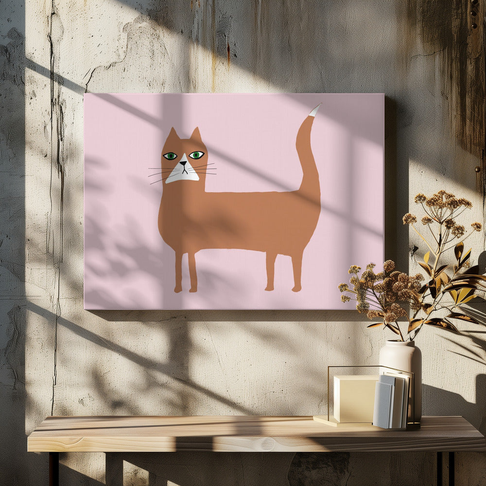 Katze Ingwer Orange | Leinwand
