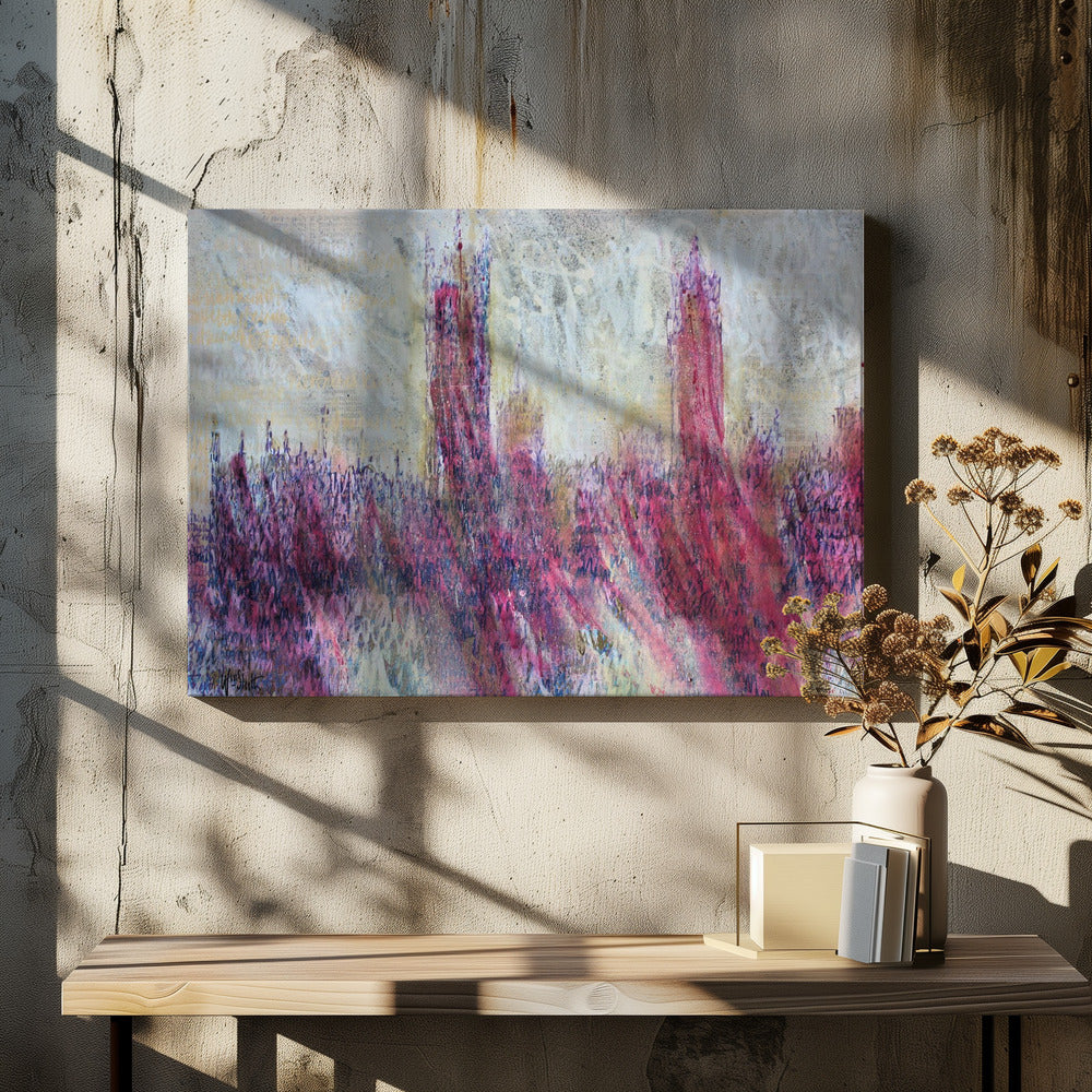 Lebendiges Stadtbild | Leinwand