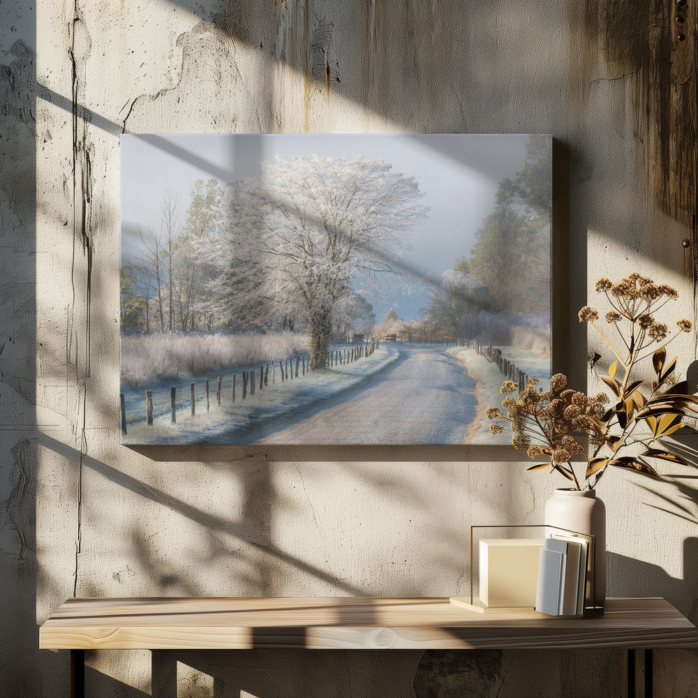 Ein frostiger Morgen | Leinwand