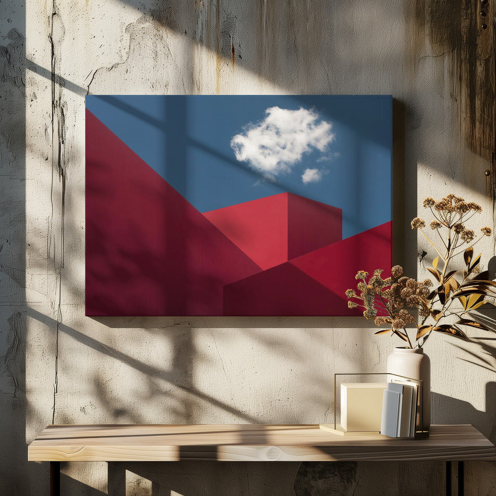 Red Shapes | Canvas