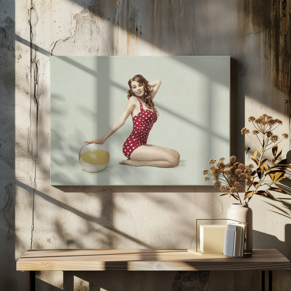 Strand Pin-up | Leinwand