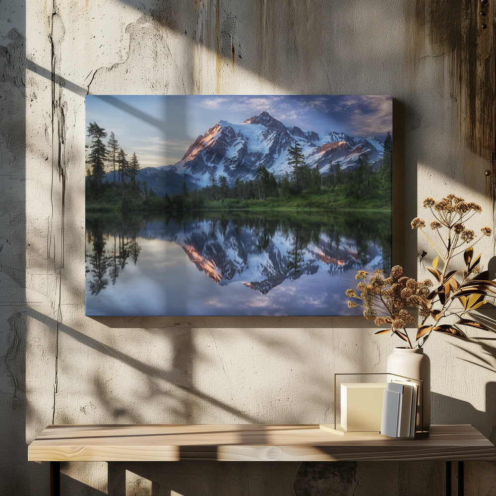 Sonnenaufgang auf dem Berg Shuksan | Leinwand