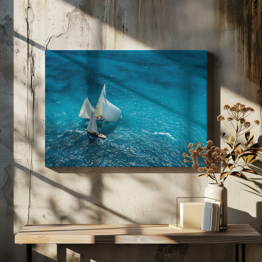 Blaue Kreuzigung | Leinwand