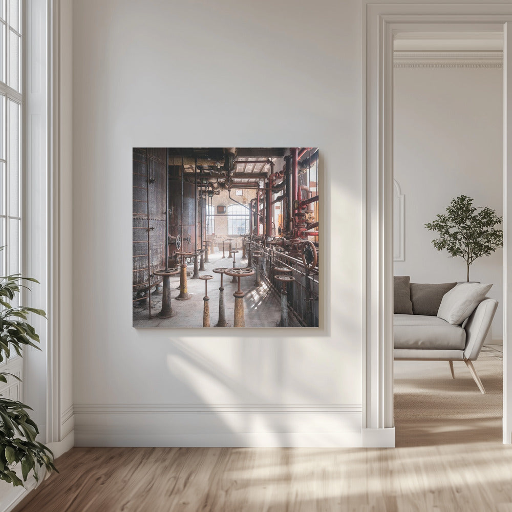 Industrie im Verfall | Leinwand