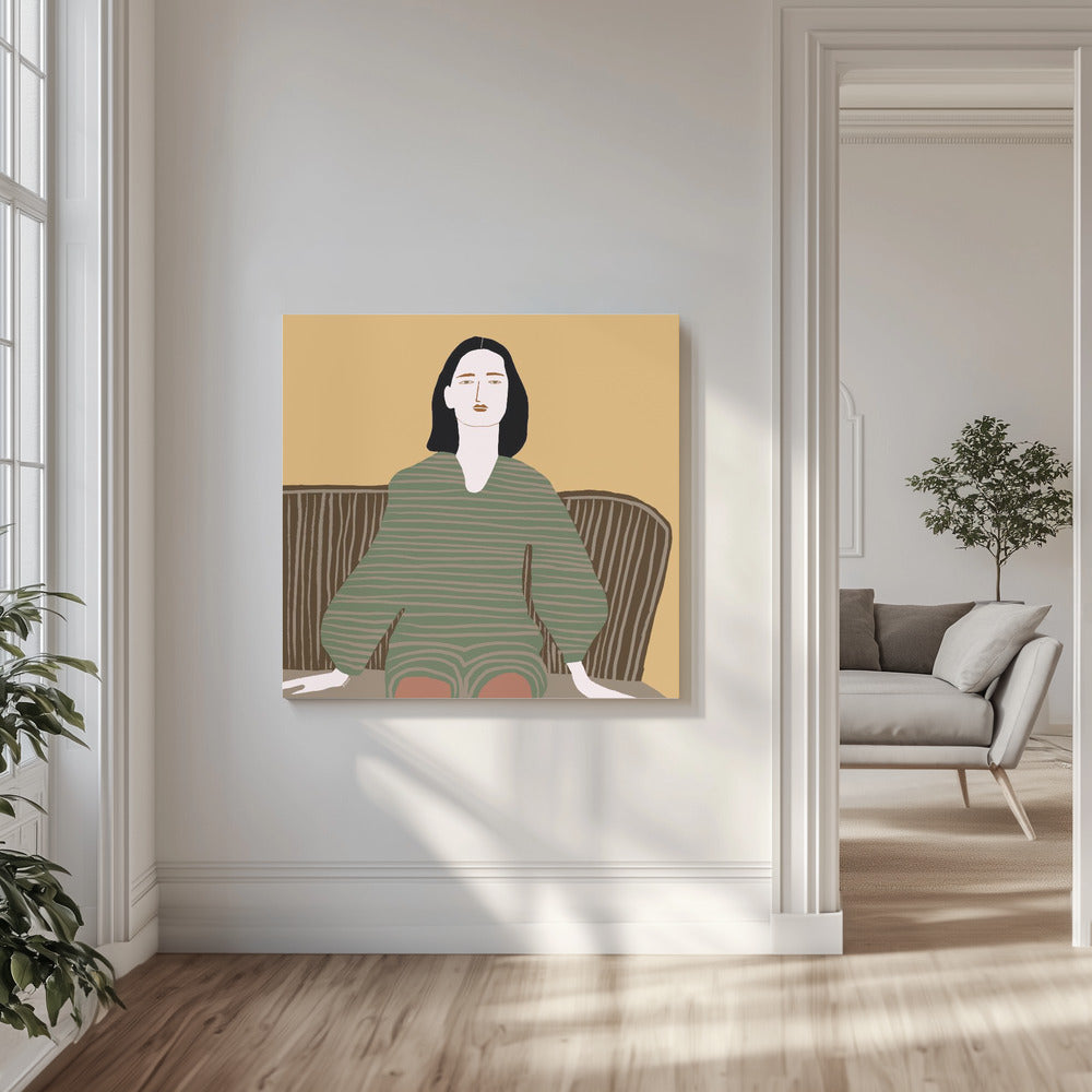 Seated woman | Canvas