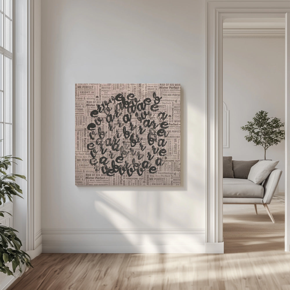 letter art 14 | Canvas