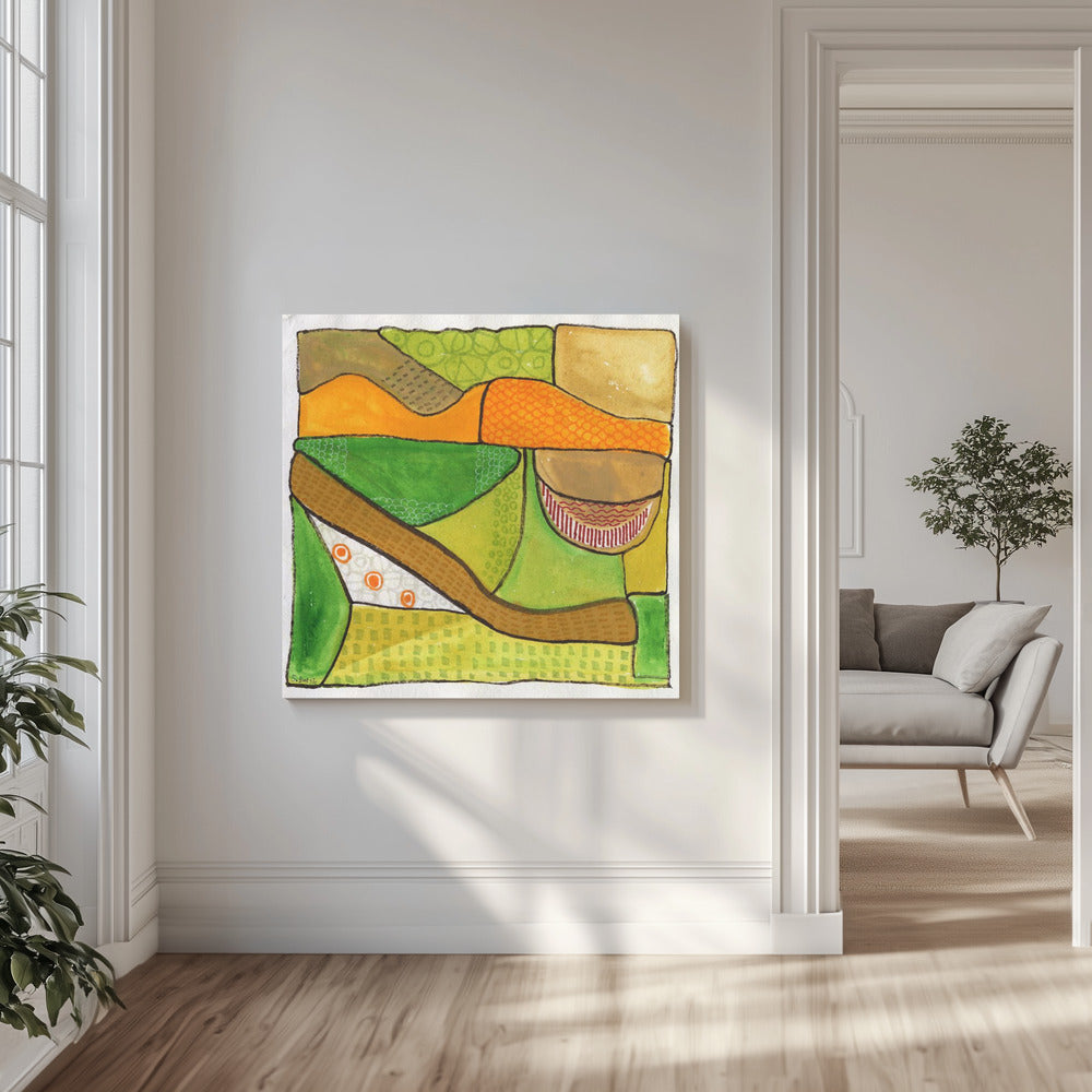 Ein Platz auf dem Land | Leinwand