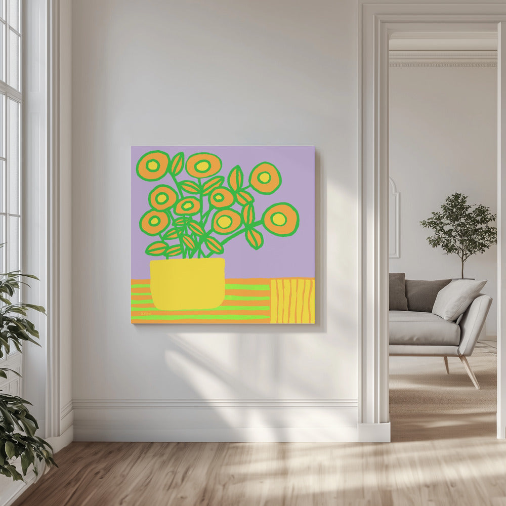 Blumen auf dem Tisch | Leinwand