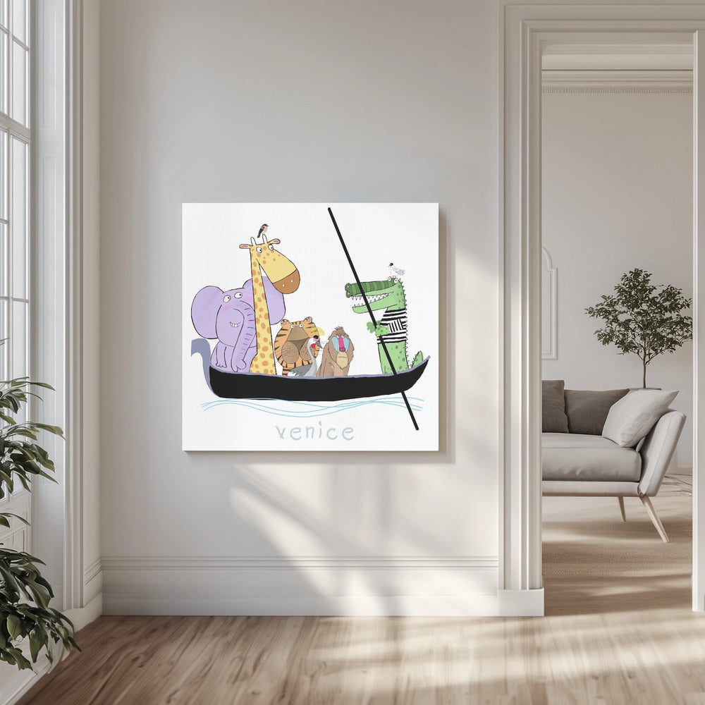 Venezianische Safarifahrt | Leinwand