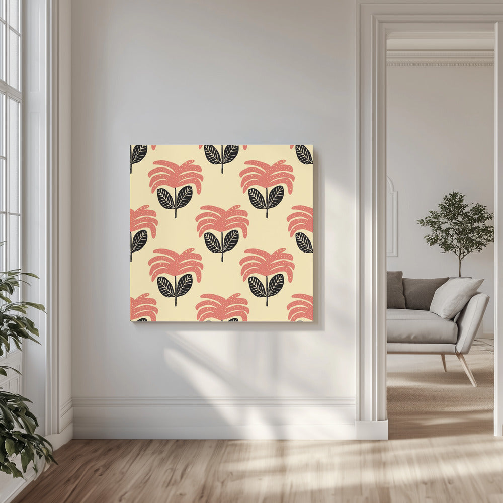 Blumenmuster | Leinwand