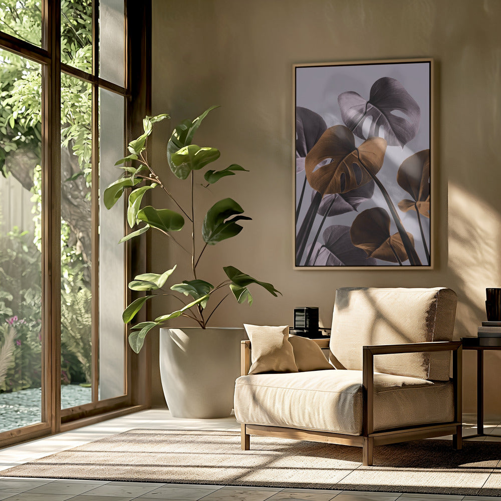 Monstera Lila 01 | Poster