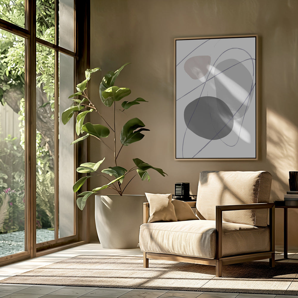 New Shapes Beige Nr. 2 | Poster
