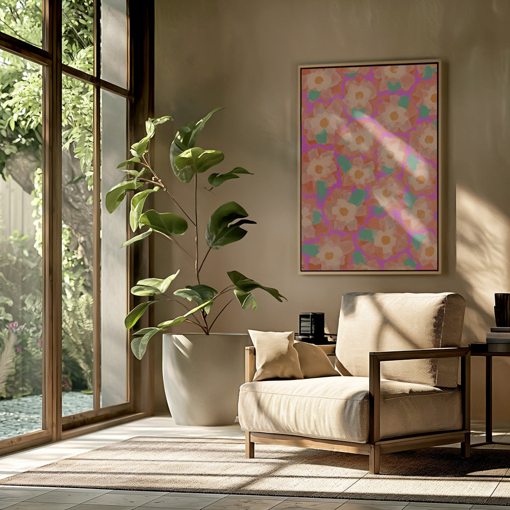 Vibrant Petal Dance | Poster