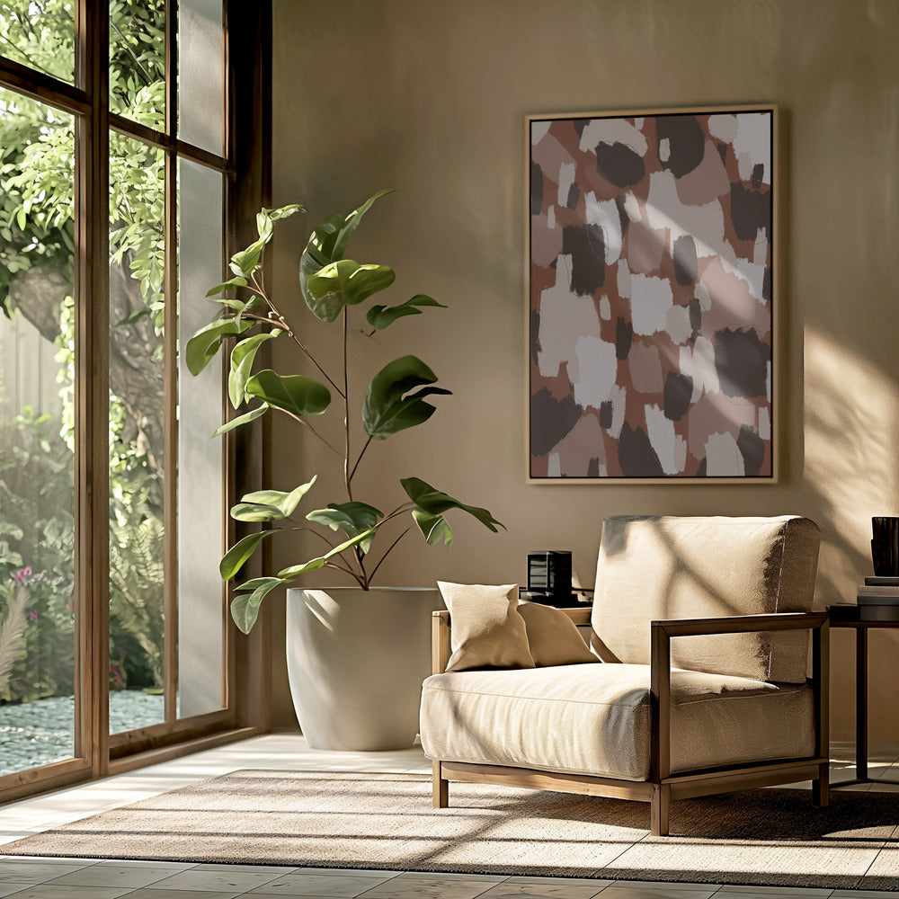 Earthy Brush Strokes | Poster