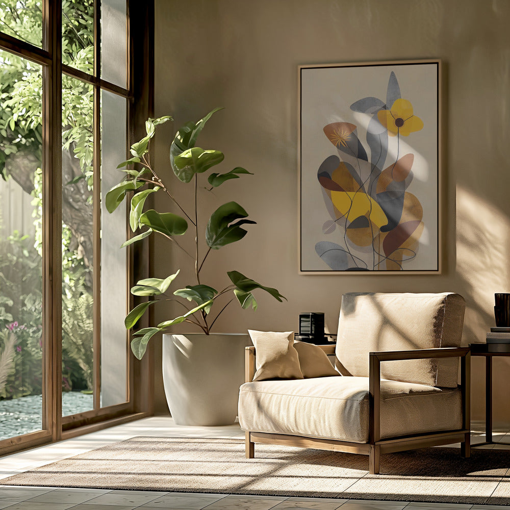 Florale Geometrie | Poster