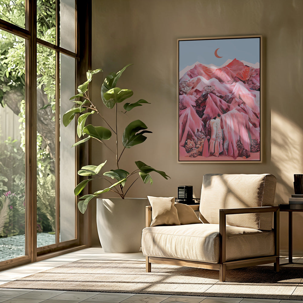 Purpurrote Traumlandschaft | Poster