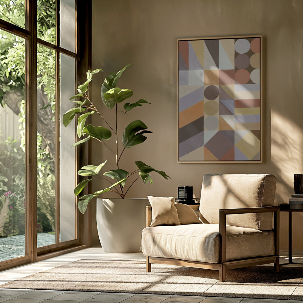 Geometric Shapes & Colors #1 | Poster