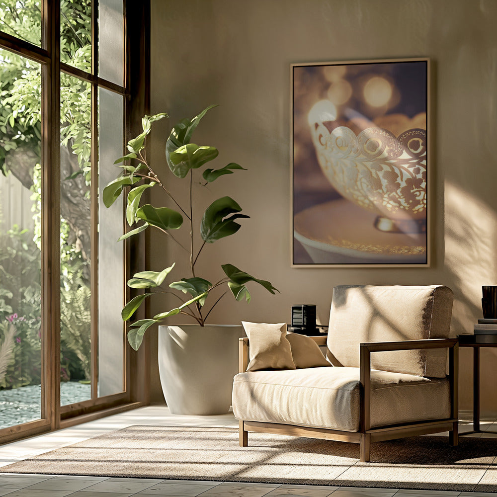 Goldener Spitzenglanz | Poster
