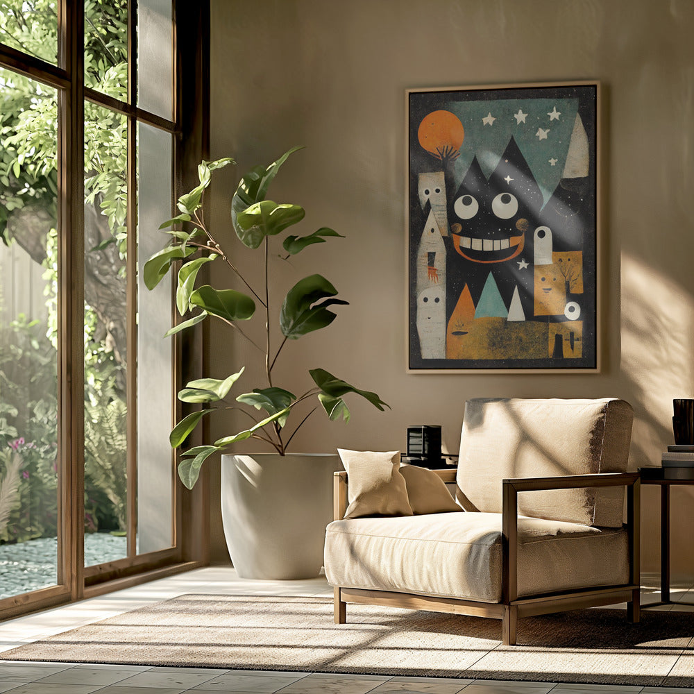 Wunderliche Nachtlandschaft | Poster