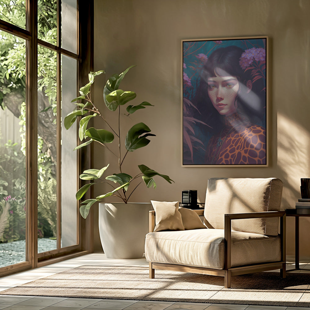 Mystischer Blütenblick | Poster