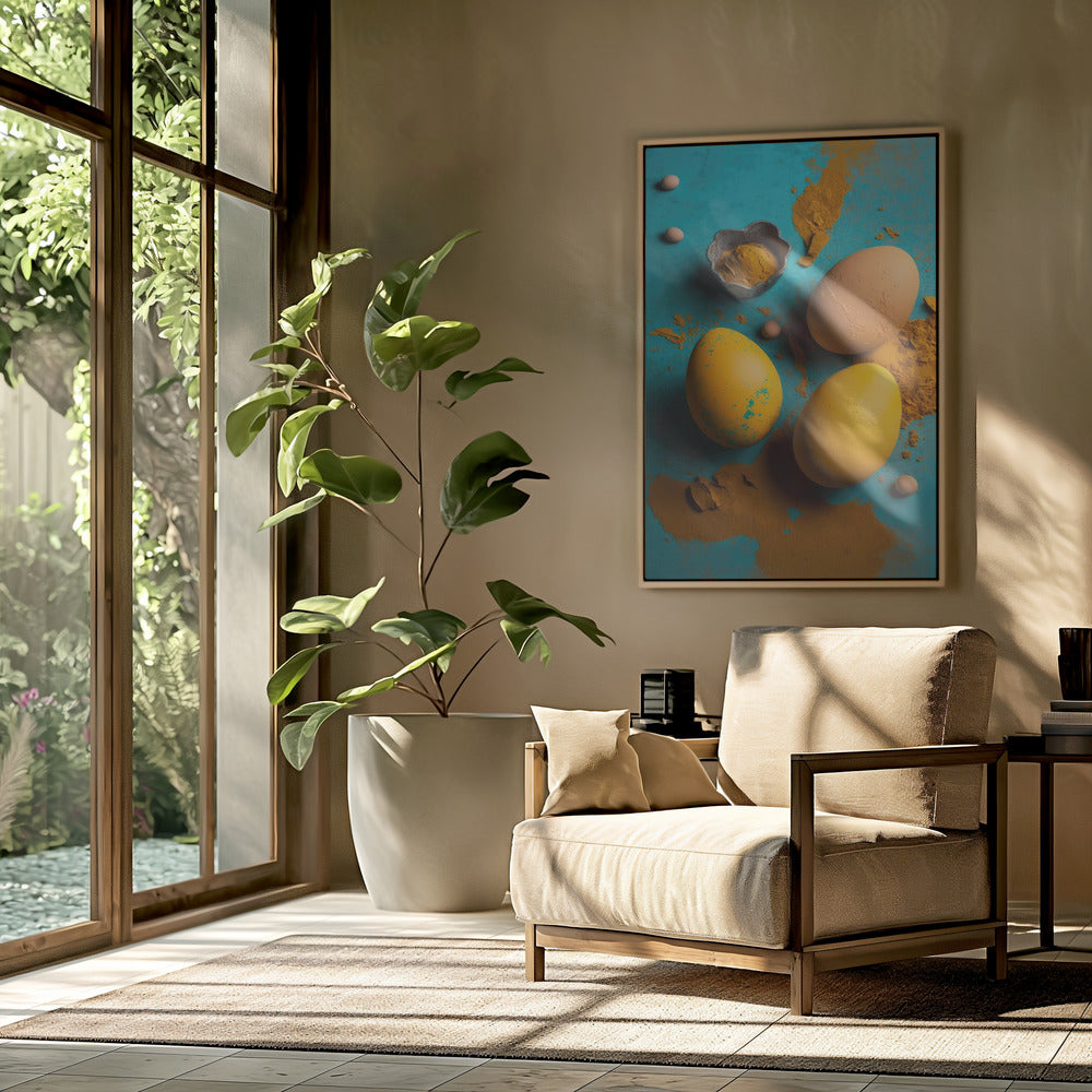 Goldener Farbton Mirage | Poster