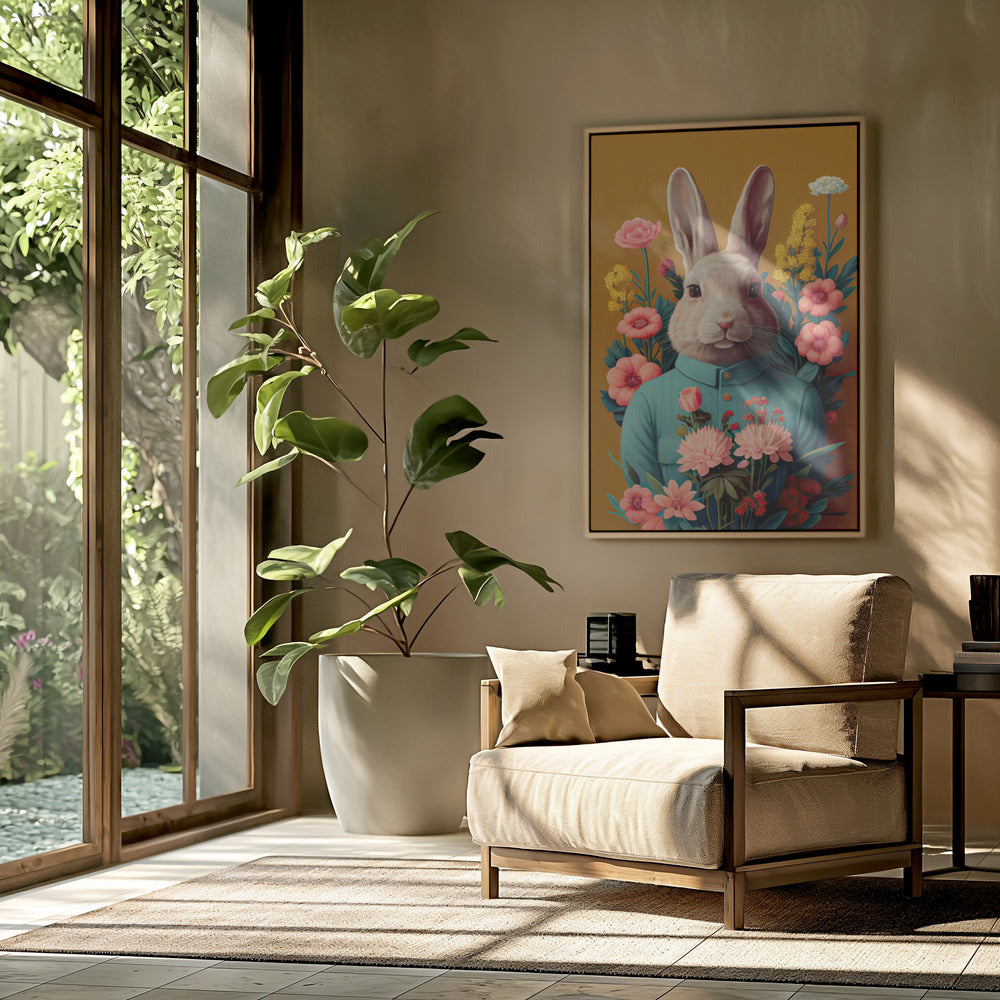 Hase in Blüte | Poster