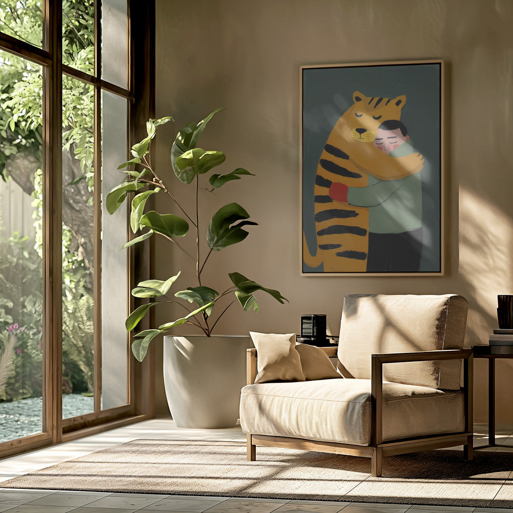 Tigers sanfte Umarmung | Poster