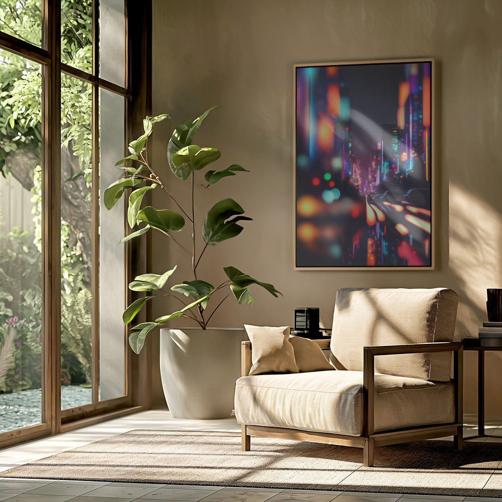 Neon-Traumlandschaft | Poster