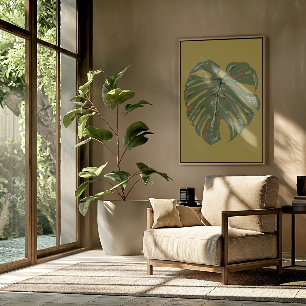 Monstera Leaf Green | Poster