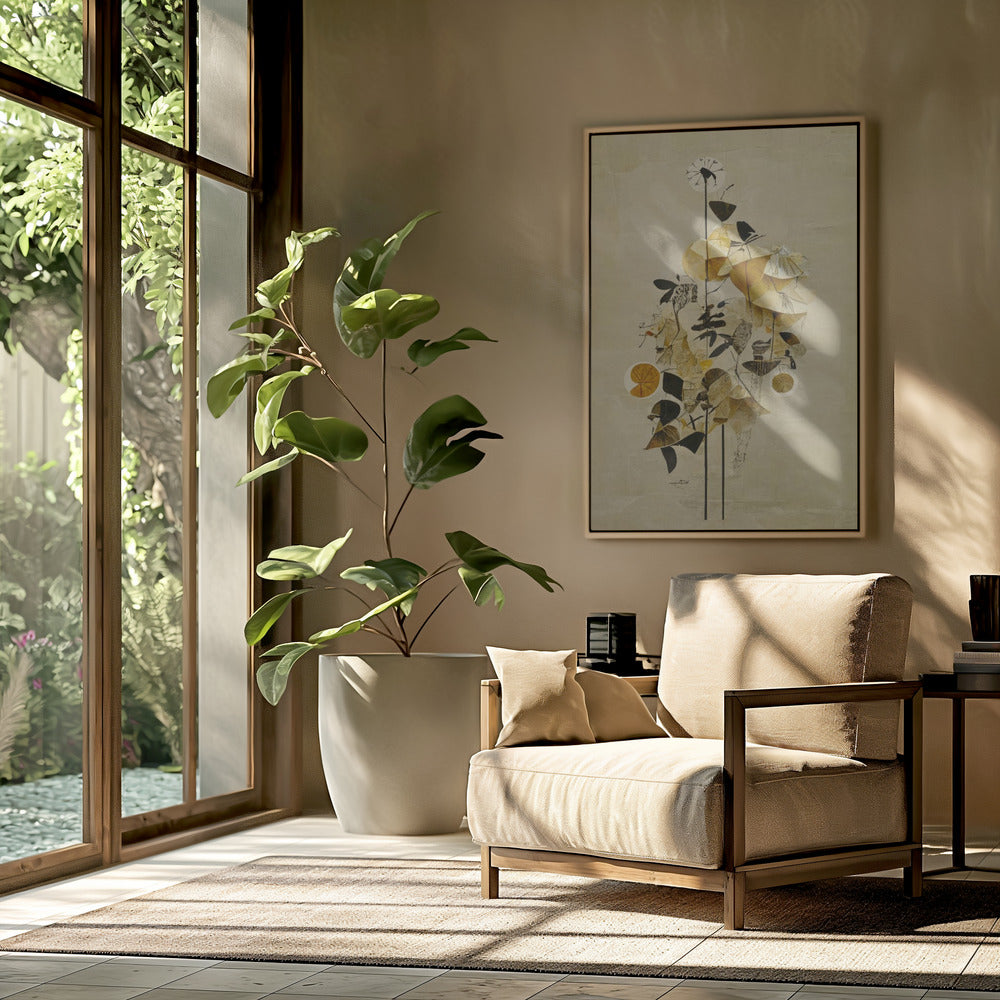 Goldene Blüten | Poster