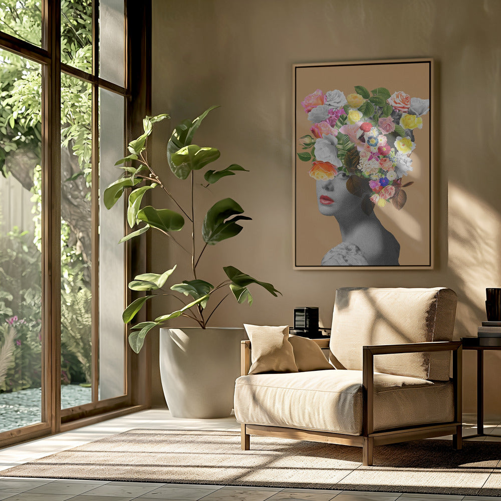 Floral portrait | Poster