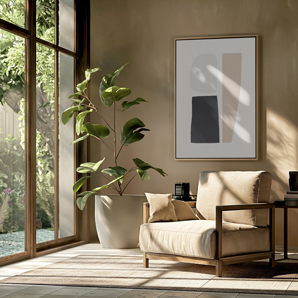 Drei geometrische Formen | Poster