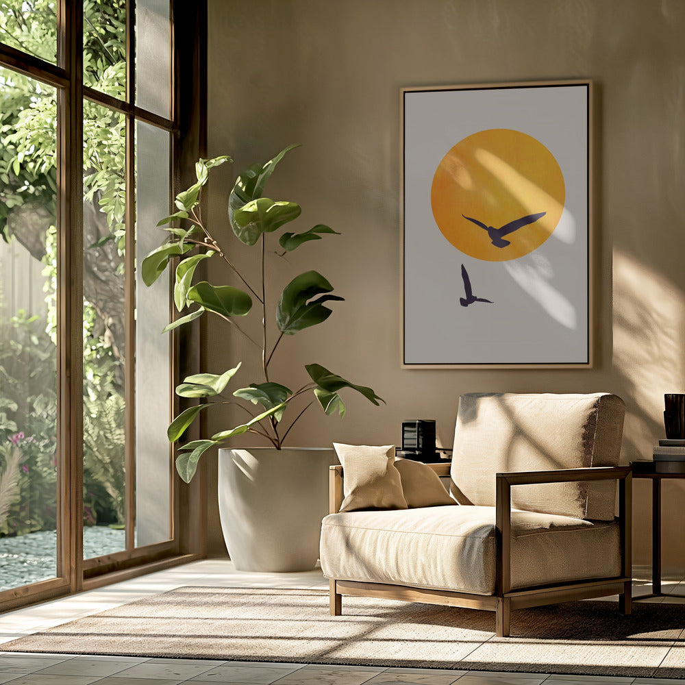 Vögel am Himmel | Poster