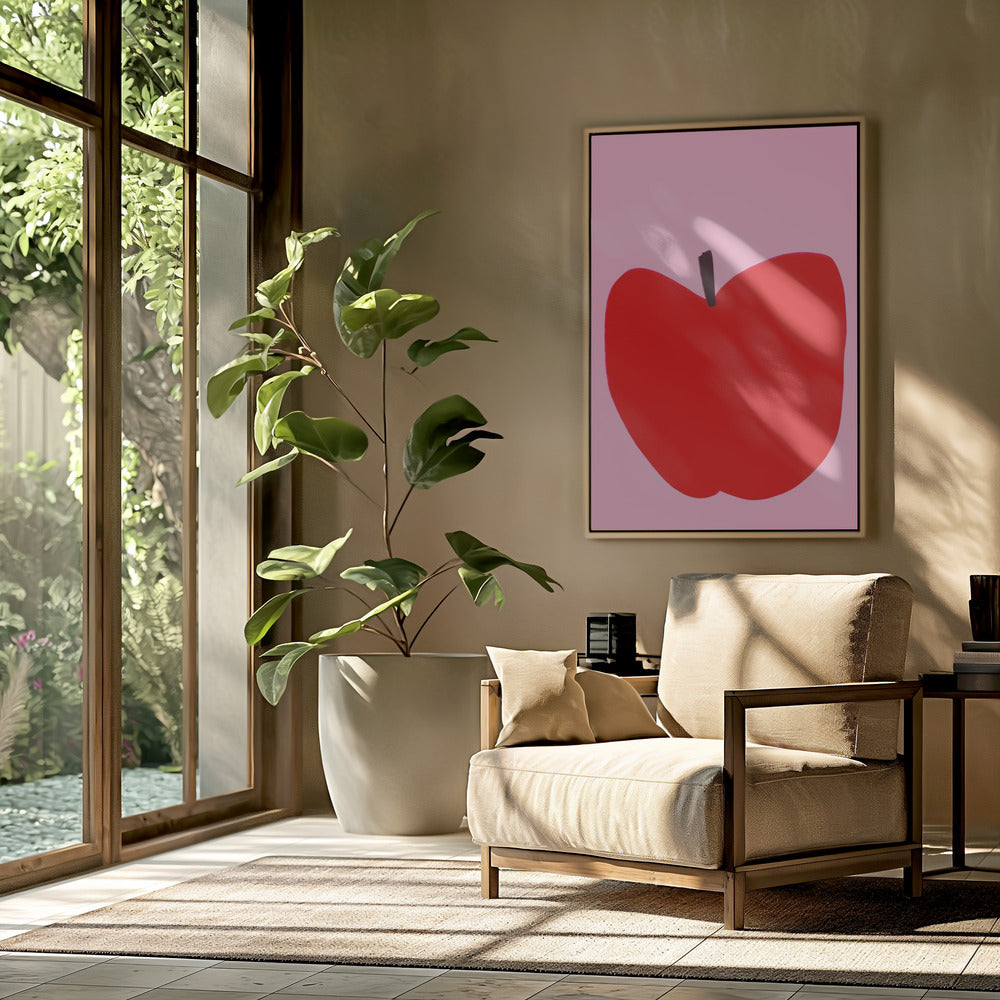 Crimson Simplicity | Poster